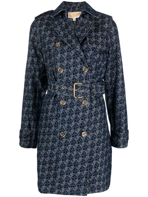 tk maxx michael kors coat|Michael Kors denim trench coat.